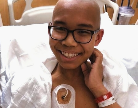 13-year-old cancer patient