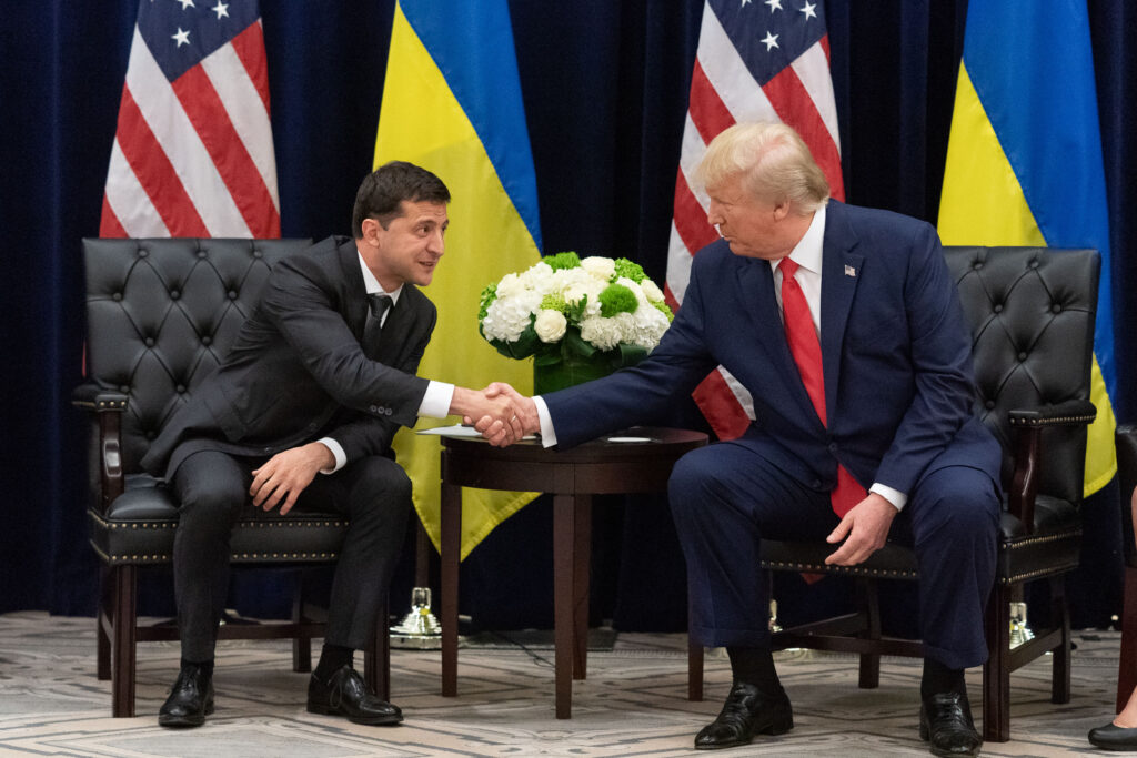 Trump and Zelensky