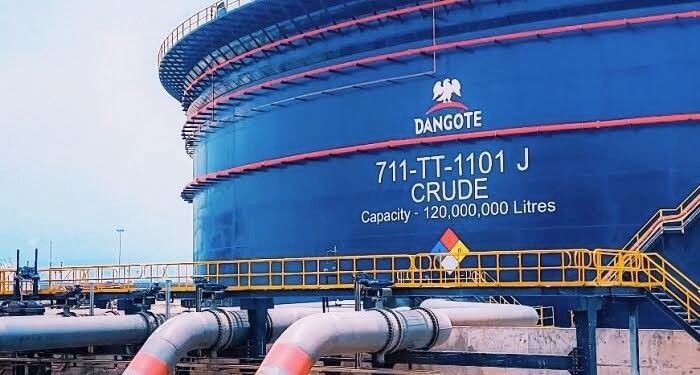 Dangote Refinery U.S. crude oil