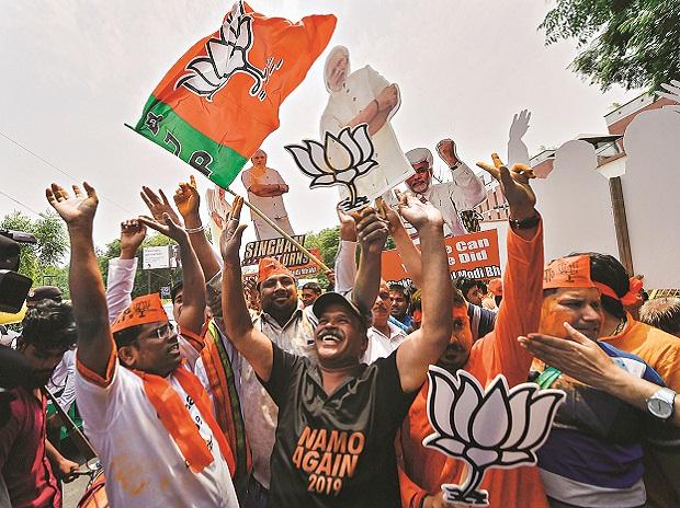 BJP lathi charge on students