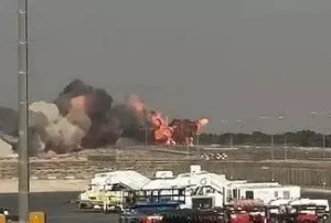 What caused the Tejas fighter jet crash