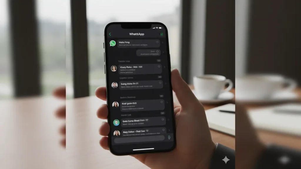 WhatsApp iPhone dual account feature