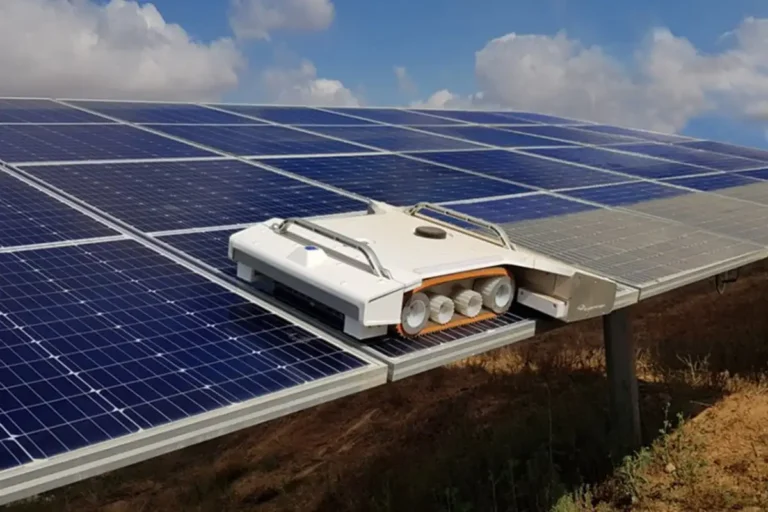 Robotic Solar Panel Cleaning