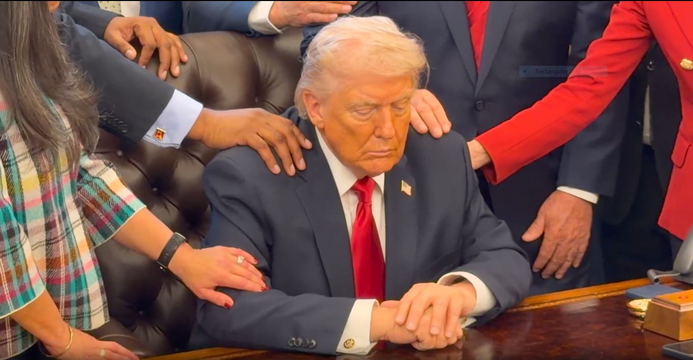 Prayer meeting for Trump
