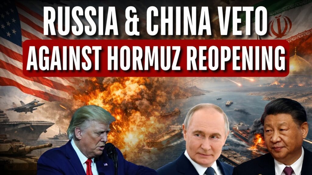 Russia China UN veto Strait of Hormuz