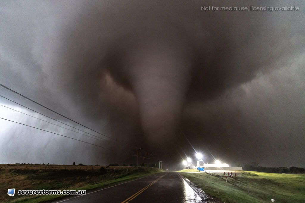 Tornado Emergency Near Enid Oklahoma