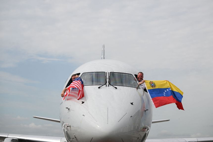 American Airlines Venezuela Flight