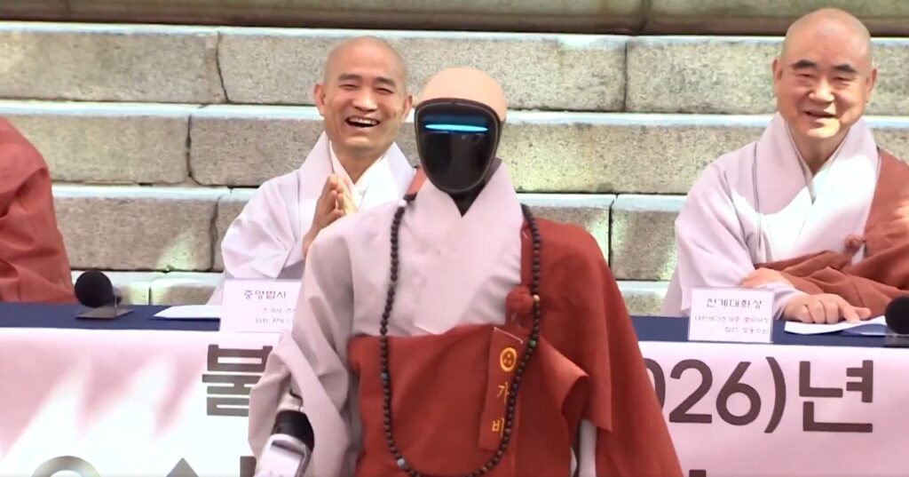 South Korea Robot Monk
