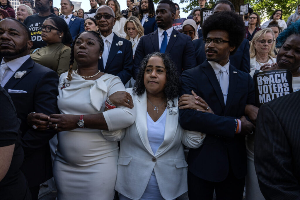 Black voters voting rights debate USA 
