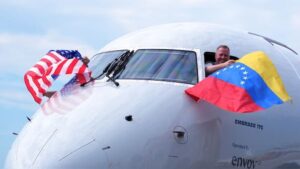 American Airlines Venezuela Flight