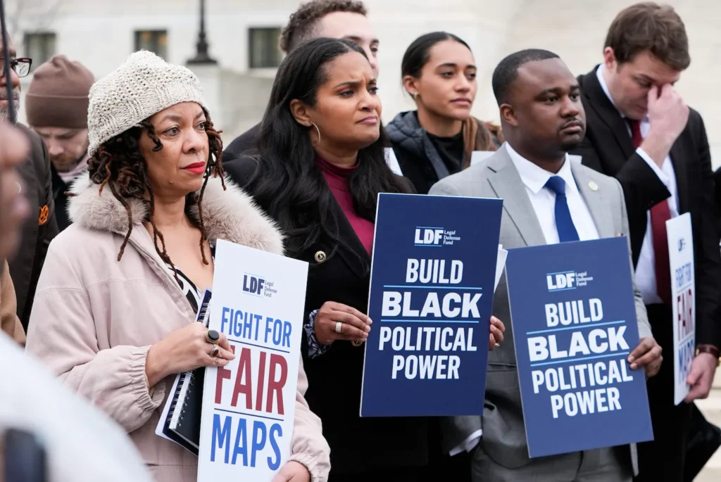 Black voters voting rights debate USA 