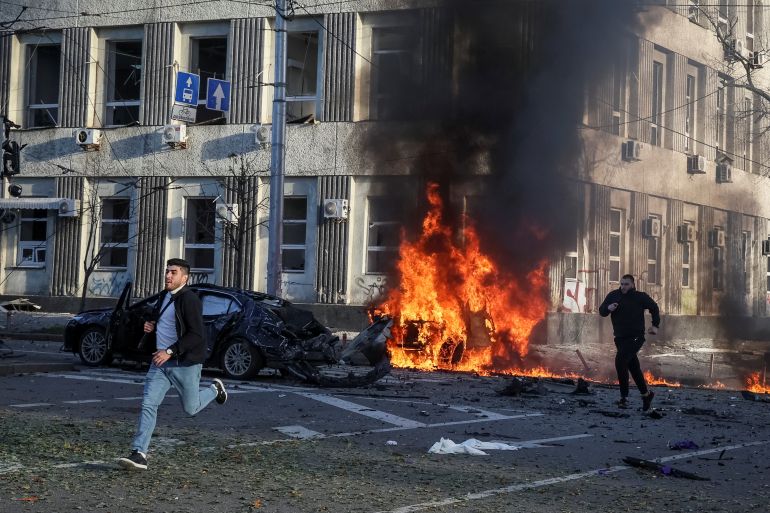 Sumy Ukraine Gas Station Strike