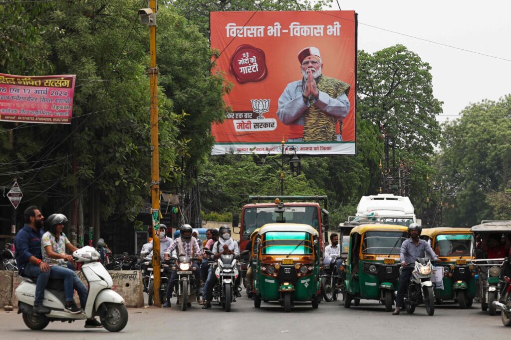 Illegal hoardings in India