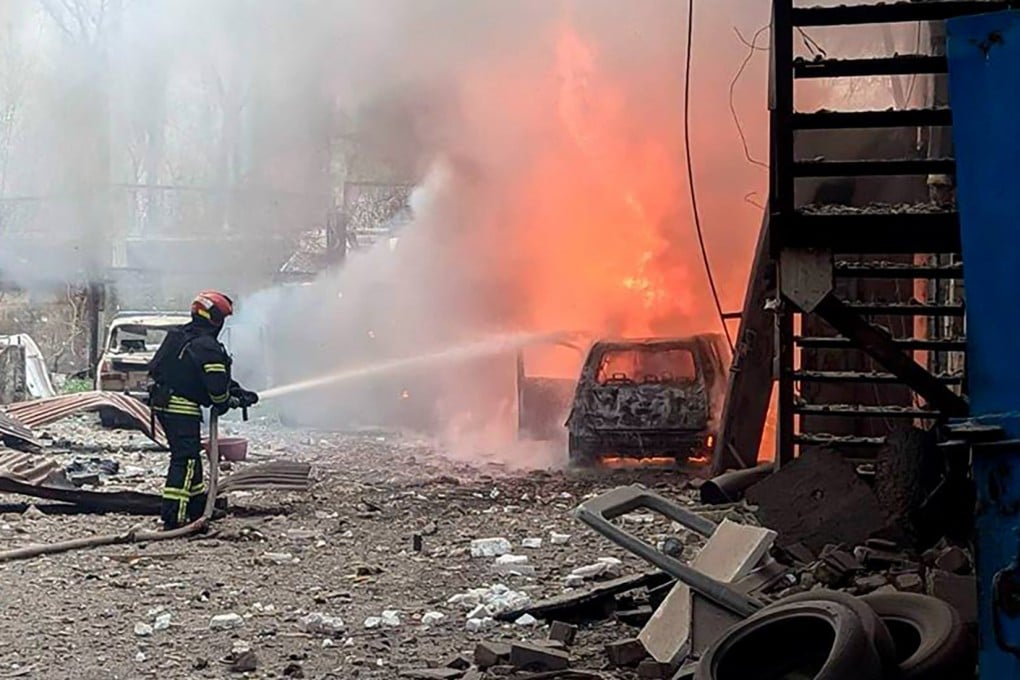 Sumy Ukraine Gas Station Strike