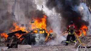 Sumy Ukraine Gas Station Strike