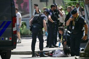 Toulouse police officers stabbed