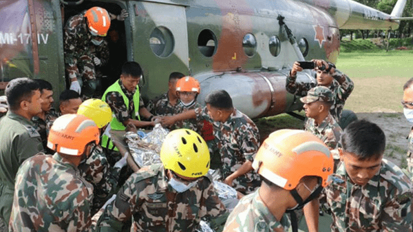 Nepal Army rescue operation